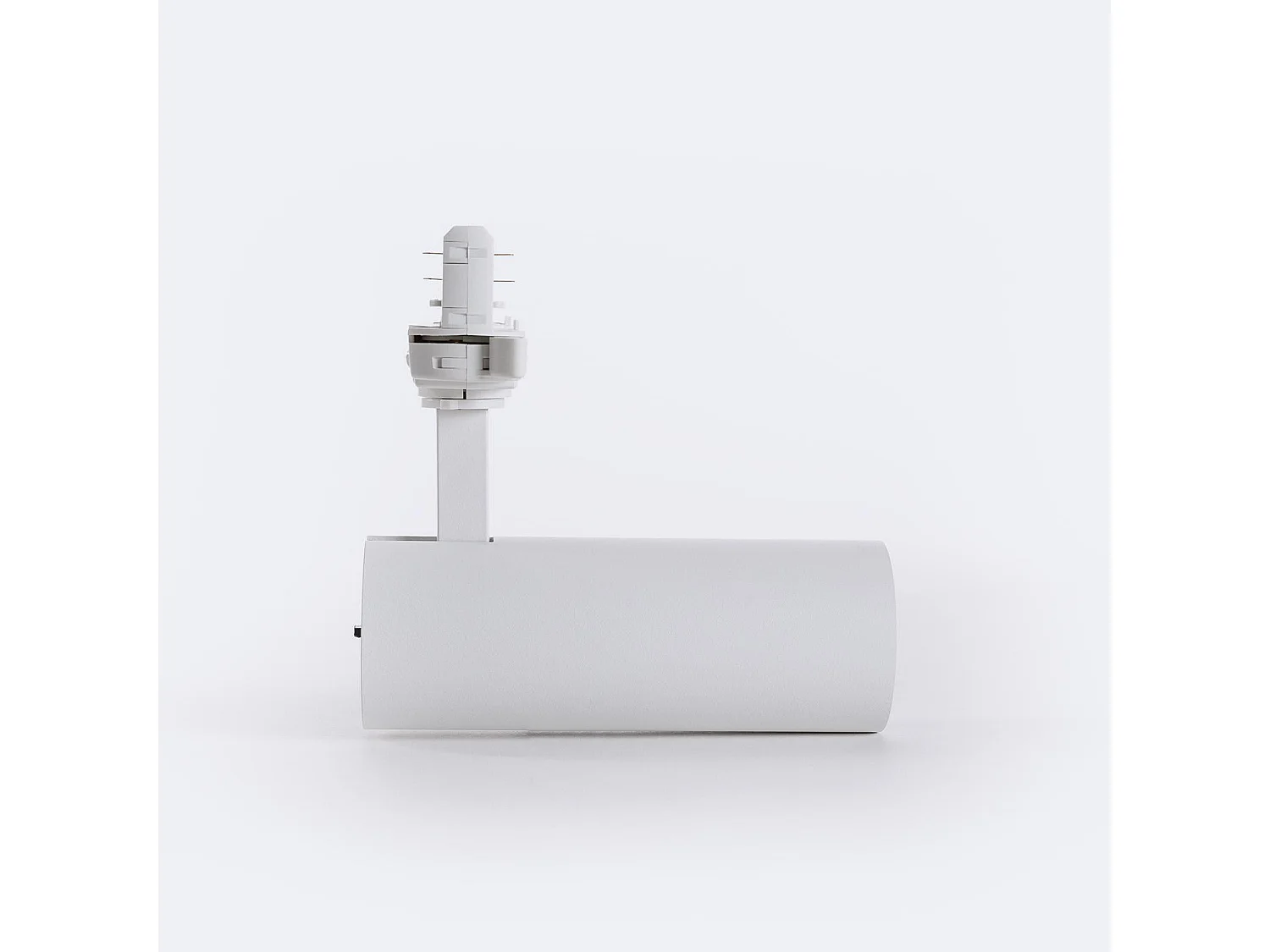 Spot LED sur Rail Triphasé 20W Carlo CCT Sélectionnable Blanc (4000K - 5000K - 6000K) Sélectionnable