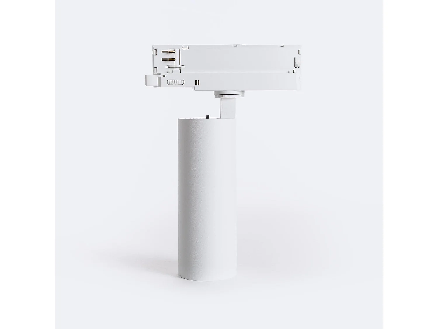 Spot LED sur Rail Triphasé 20W Carlo CCT Sélectionnable Blanc (4000K - 5000K - 6000K) Sélectionnable