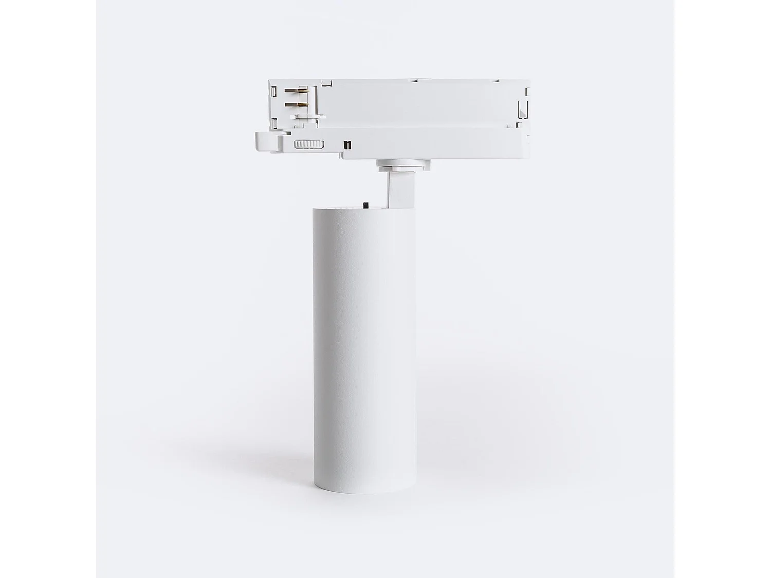 Spot LED sur Rail Triphasé 20W Carlo CCT Sélectionnable Blanc 4000K - 5000K - 6000K Sélectionnable