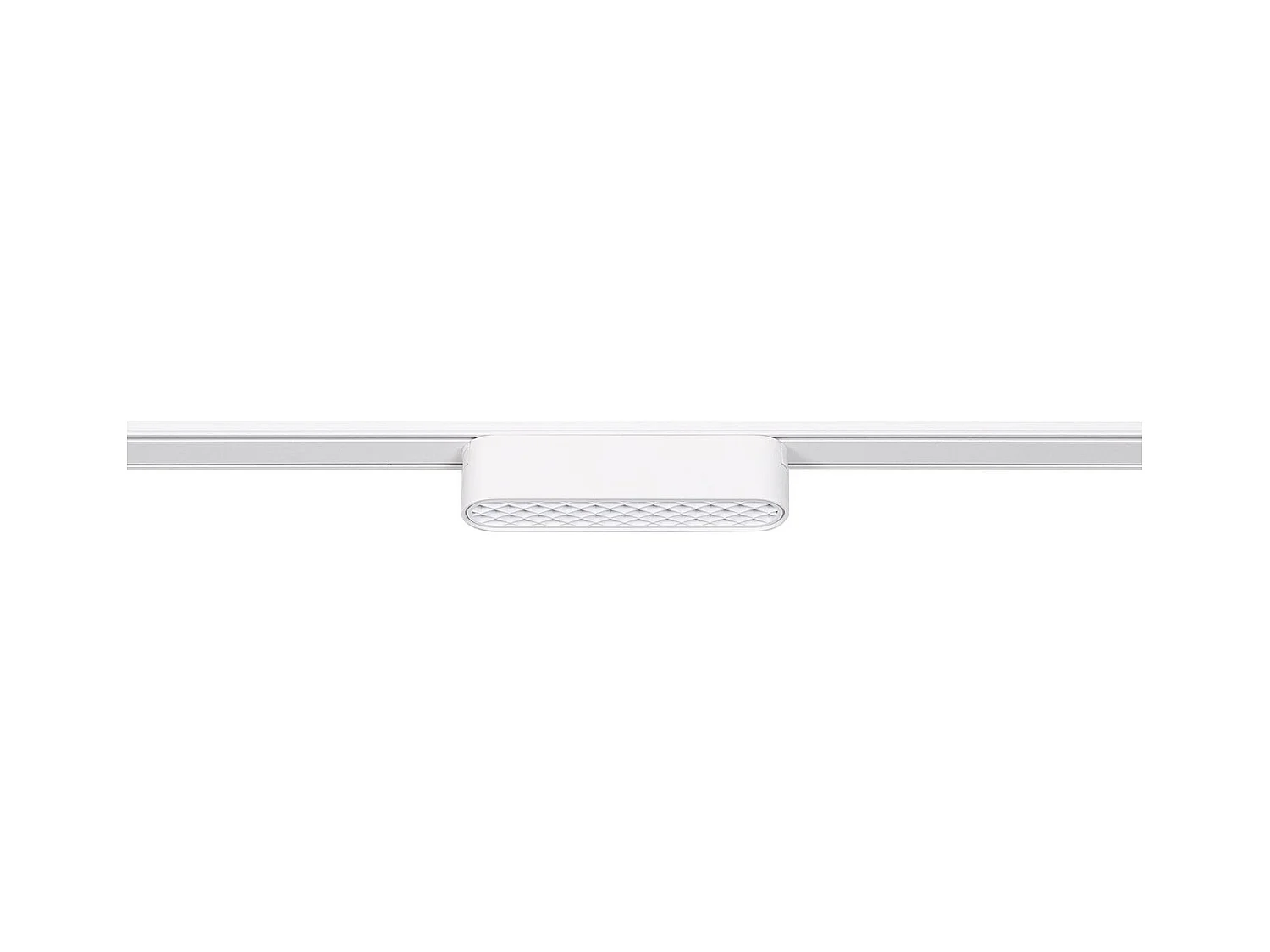 Spot Linéaire LED sur Rail Magnétique 25mm Extra-Plat 6W 48V Blanc Grid 120mm 4000K Blanc neutre