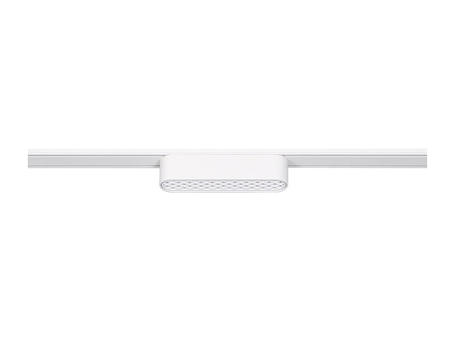 Spot Linéaire LED sur Rail Magnétique 25mm Extra-Plat 6W 48V Blanc Grid 120mm 4000K Blanc neutre