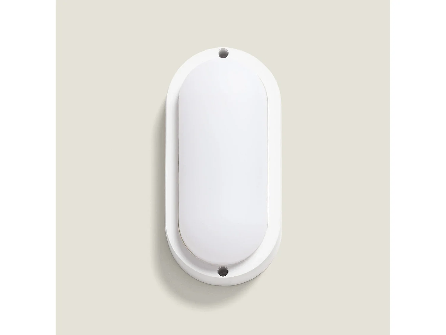 Plafonnier LED Extérieur Ovale 15W  White IP65 85x173 mm  6500K Blanc froid