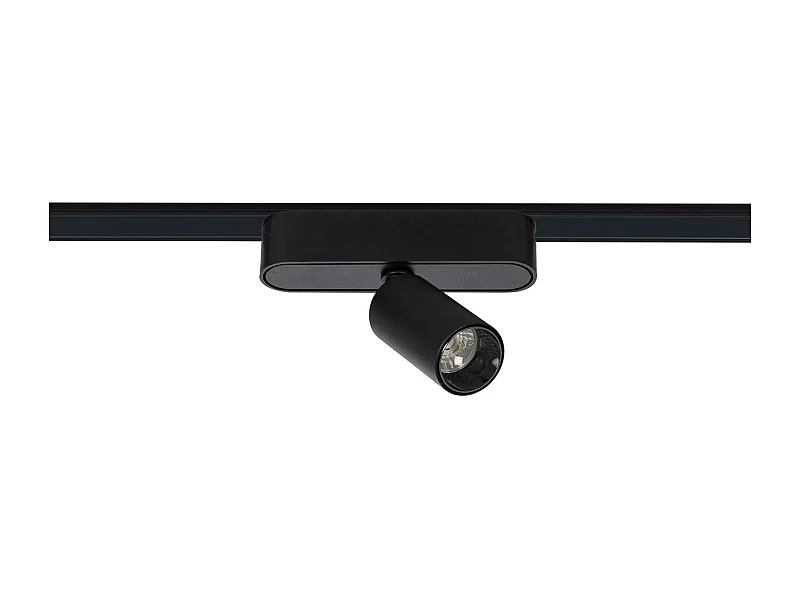 Spot LED sur Rail Magnétique 25mm Extra-Plat 5W 48V Noir 2700K Blanc chaud