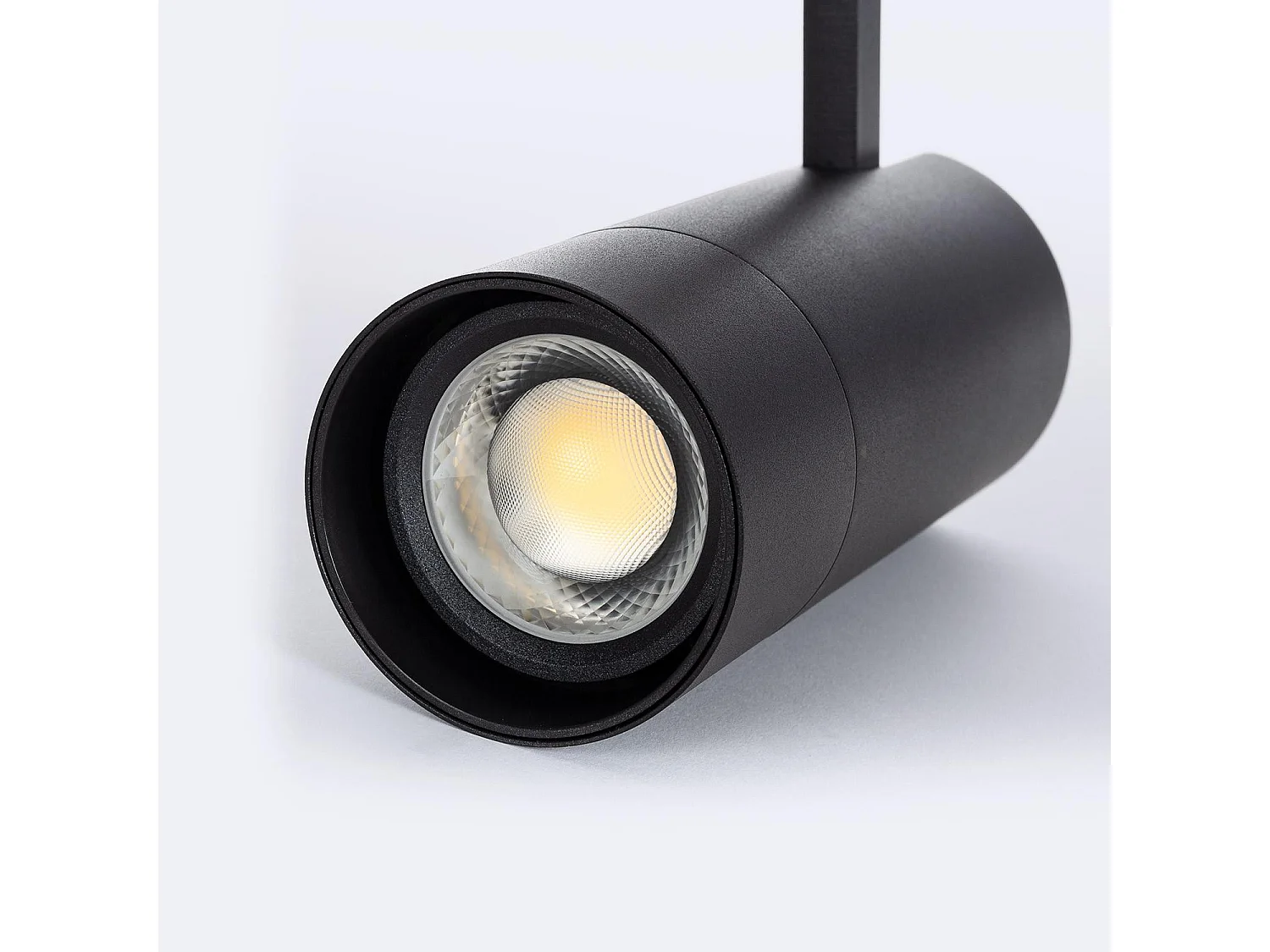 Spot LED sur Rail Triphasé 30W Wild CCT Sélectionnable Multiangle 24-60º Noir