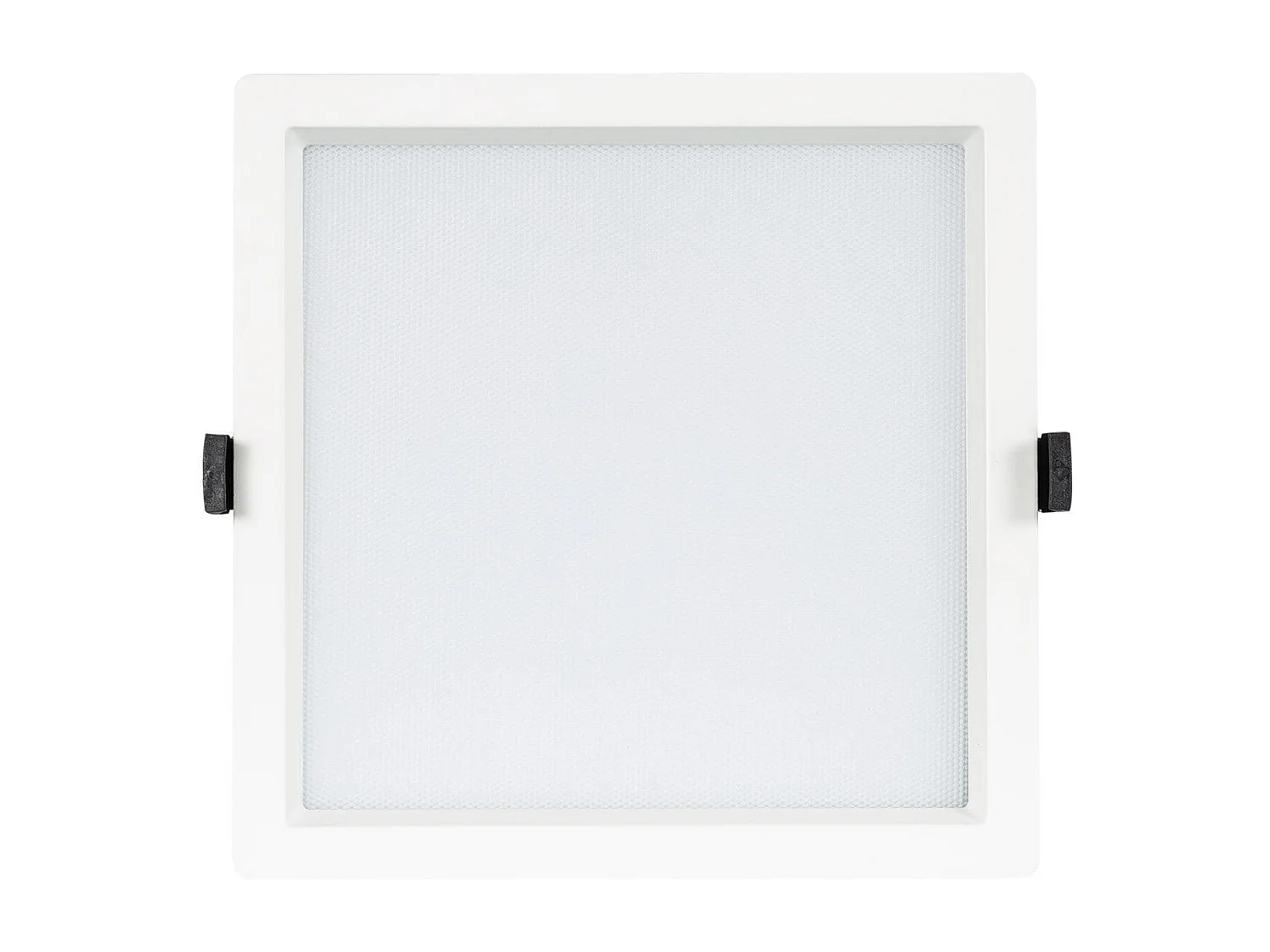 Downlight LED 40W Carré  Aero 130 lm/W Microprismatique  Coupe 210x210 mm 4000K Blanc neutre