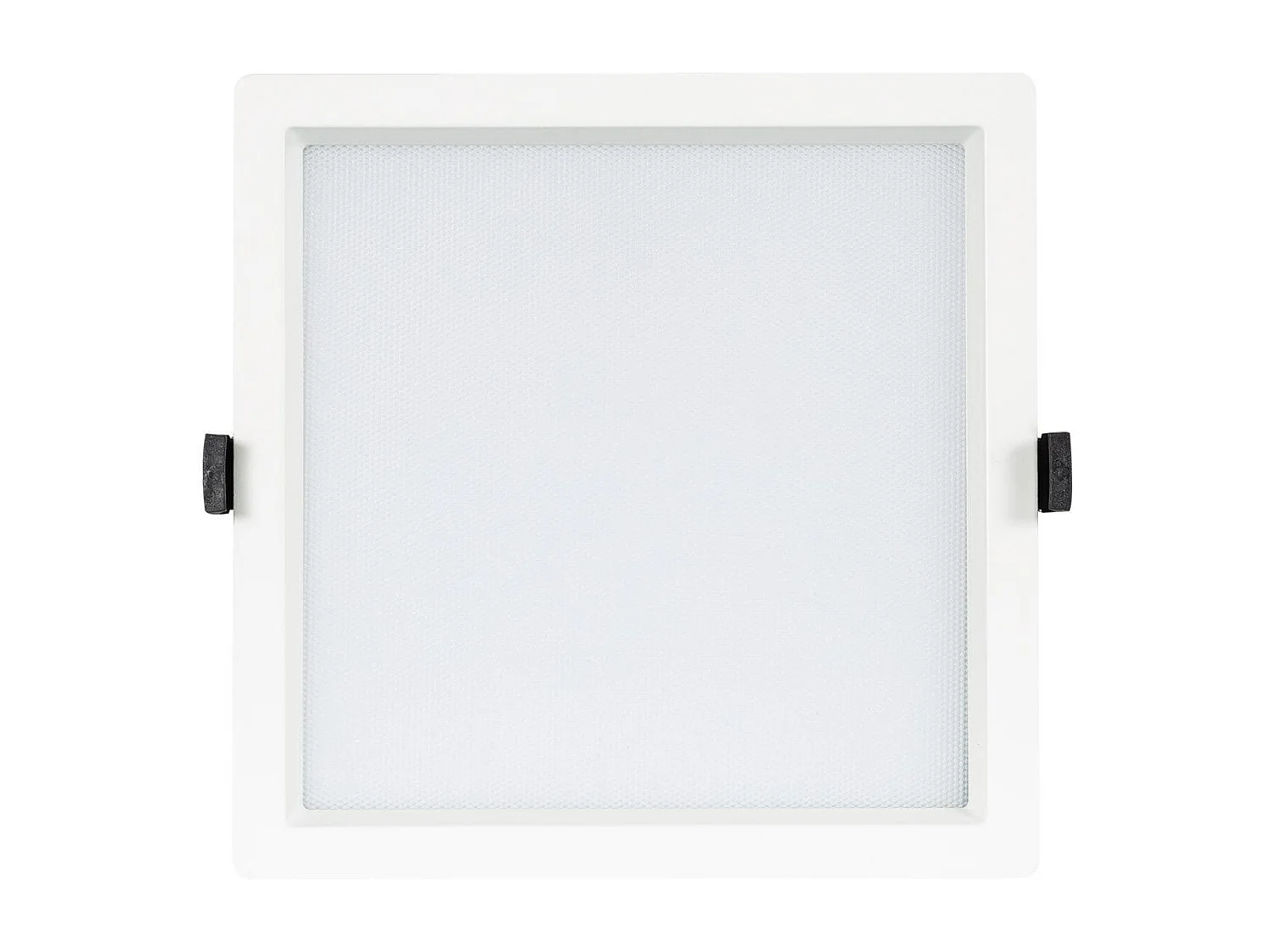 Downlight LED 40W Carré  Aero 130 lm/W Microprismatique  Coupe 210x210 mm 4000K Blanc neutre