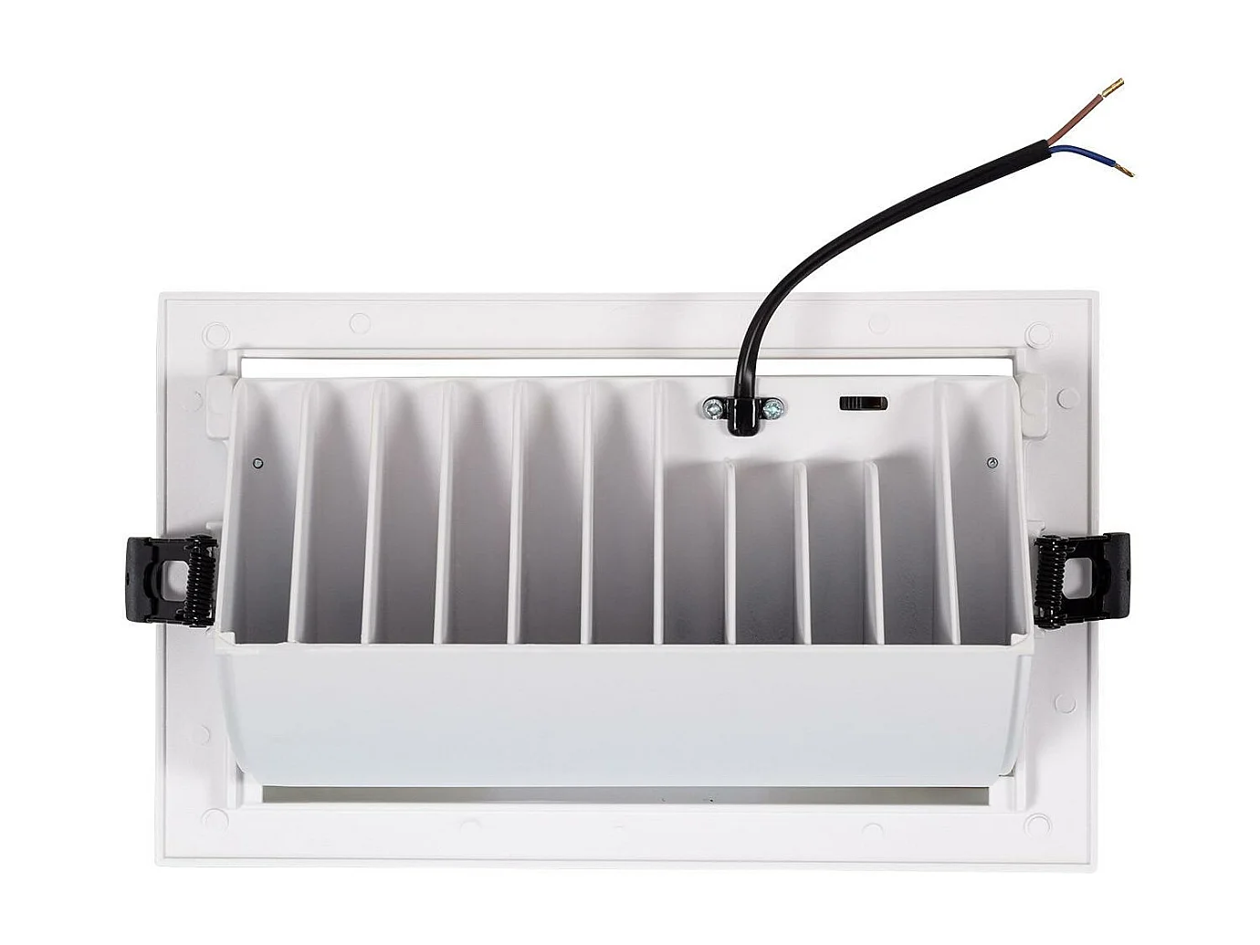 Downlight LED 38W Rectangulaire Orientable  120 lm/W LIFUD Coupe 210x125 mm Blanc Froid No Flicker 6000K