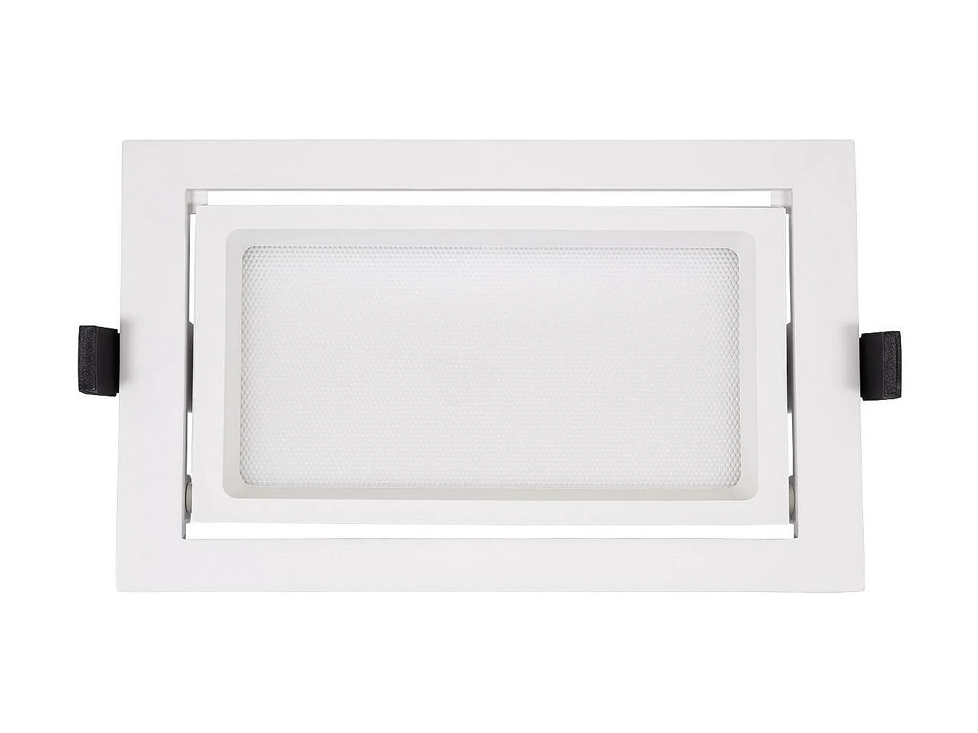 Downlight LED 38W Rectangulaire Orientable  120 lm/W LIFUD Coupe 210x125 mm Blanc Froid No Flicker 6000K