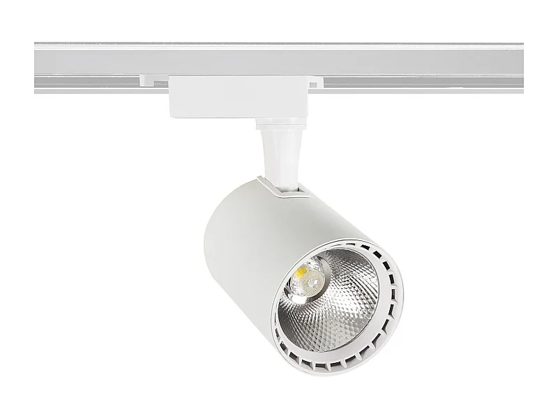Spot LED sur Rail Monophasé 20W Bron Blanc 4000K Blanc neutre