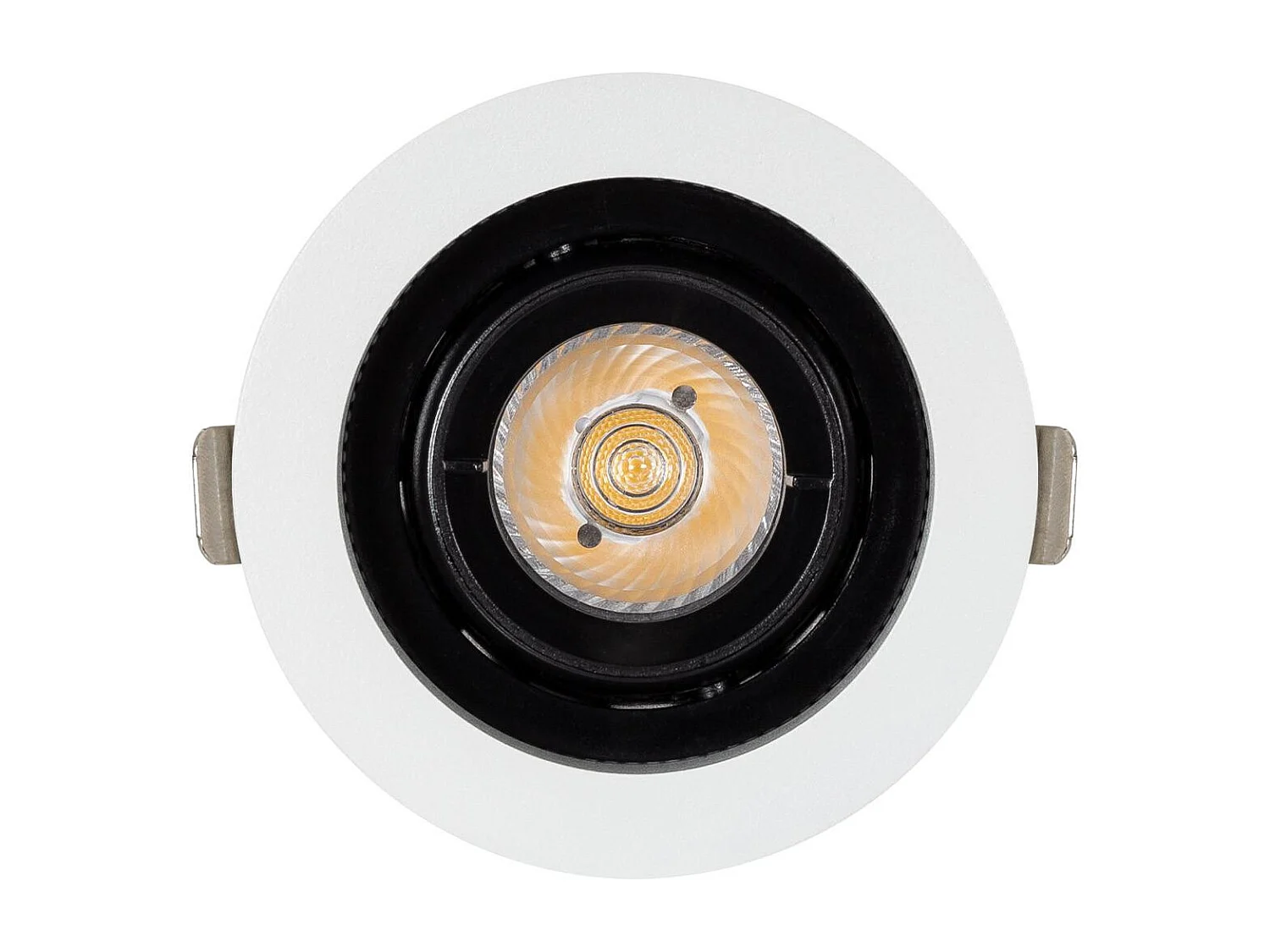 Spot LED Downlight COB Rond Orientable 360º (UGR19) High Lumen Expert Color No Flicker CRI90 12W Coupe Ø 100mm  No Flicker 6000K Blanc froid