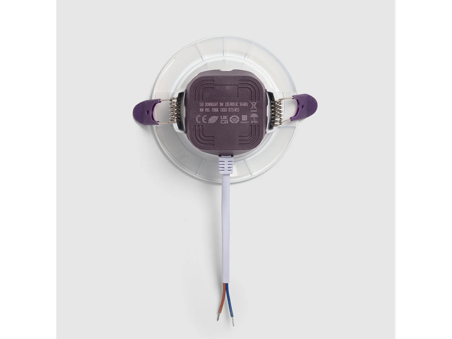 Downlight LED 8W Circular Baño IP65 Corte Ø 75 mm 4000K Blanco Neutro