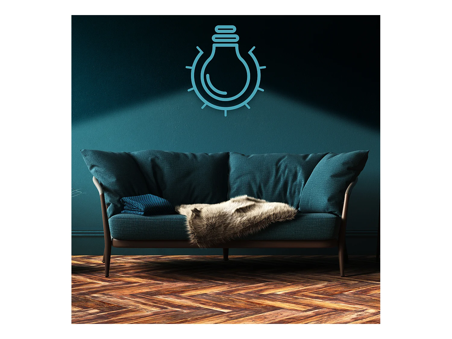 Spot LED Downlight Carré Inclinable GU10 6W Coupe 75x150mm PC No Flicker 4000K Blanc / Noir Blanc neutre