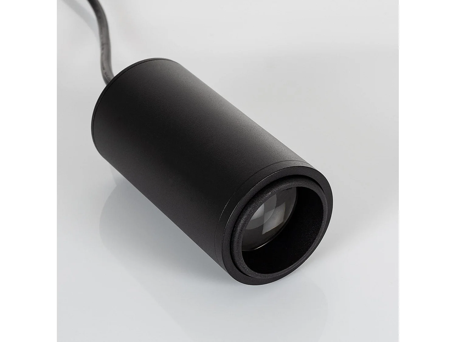 Suspension Cuarzo Multiangle 10-50º de Rail Triphasé pour Ampoule GU10  Noir