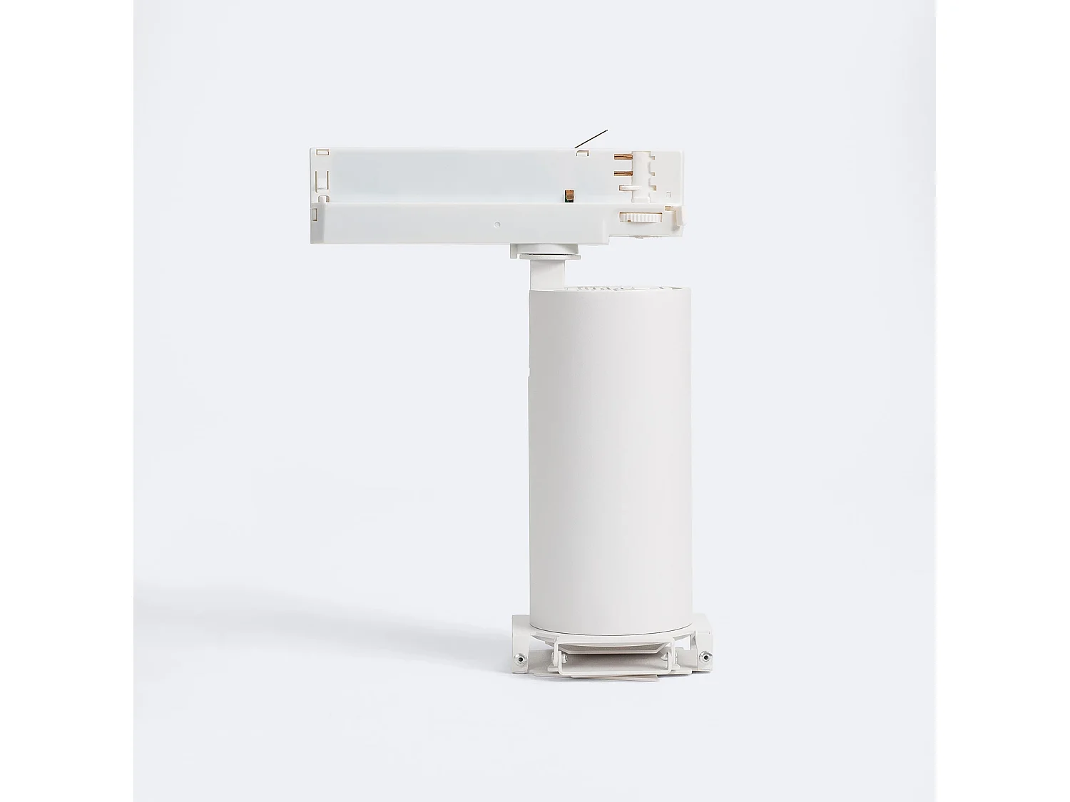 Spot LED Fasano Cinéma 20W CCT Sélectionnable pour Rail Triphasé Dimmable Blanc 2700K - 3200K - 4000K Sélectionnable