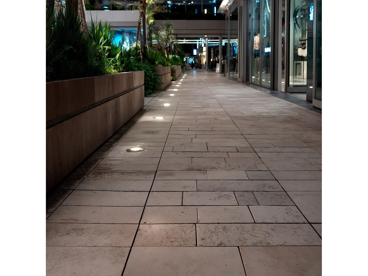 Foco Exterior LED Empotrable Suelo 12V DC Clarion 4000K Blanco Neutro