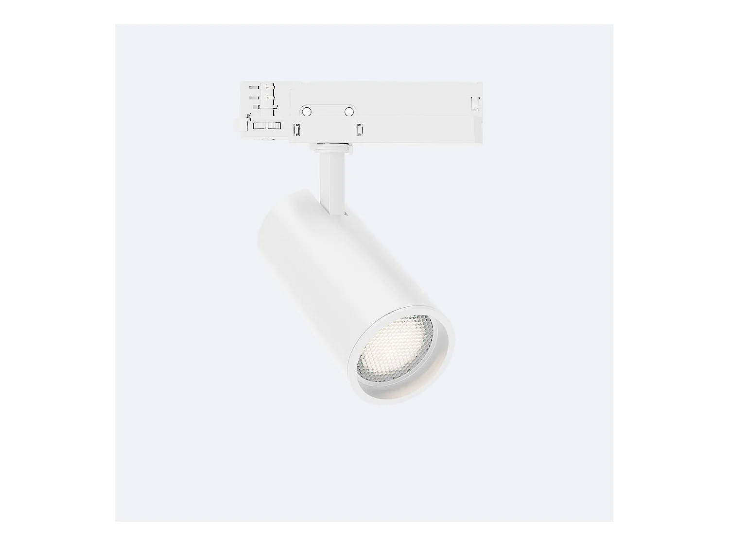 Spot LED sur Rail Triphasé 20W Fasano Dimmable Anti-éblouissement Blanc 2700K Blanc chaud