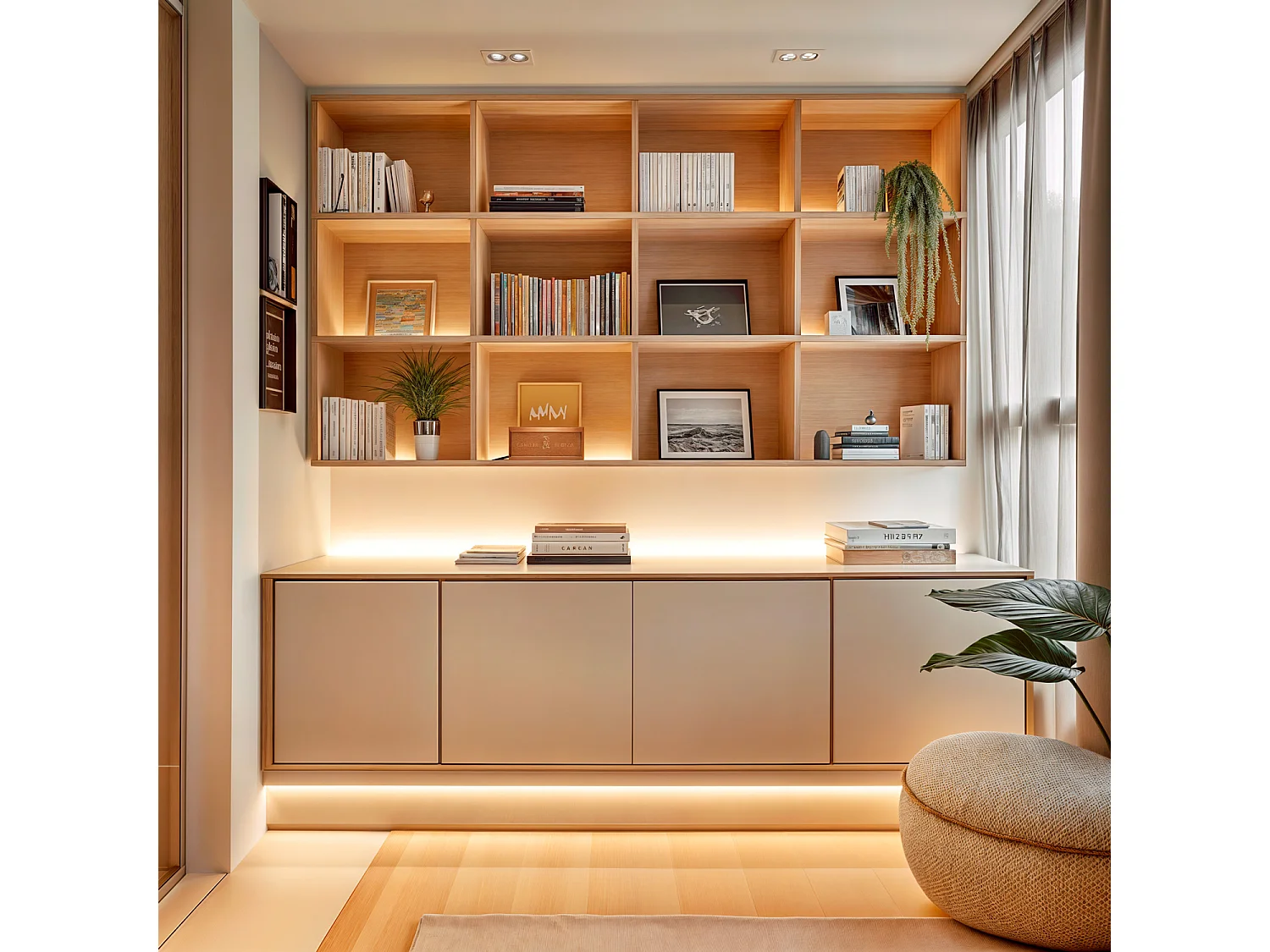 Spot Downlight LED 10W Rectangulaire Madison Coupe 165x75 mm 3000K Blanc chaud