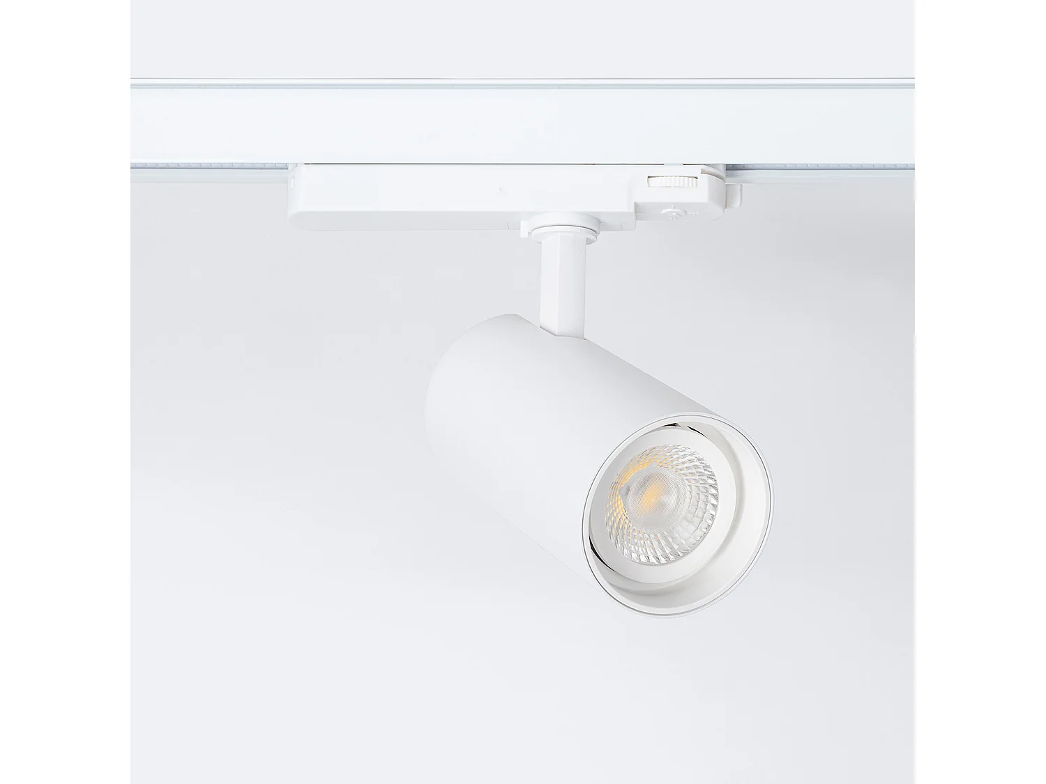 Spot LED sur Rail Triphasé 30W Fasano Dimmable Blanc 2700K Blanc chaud