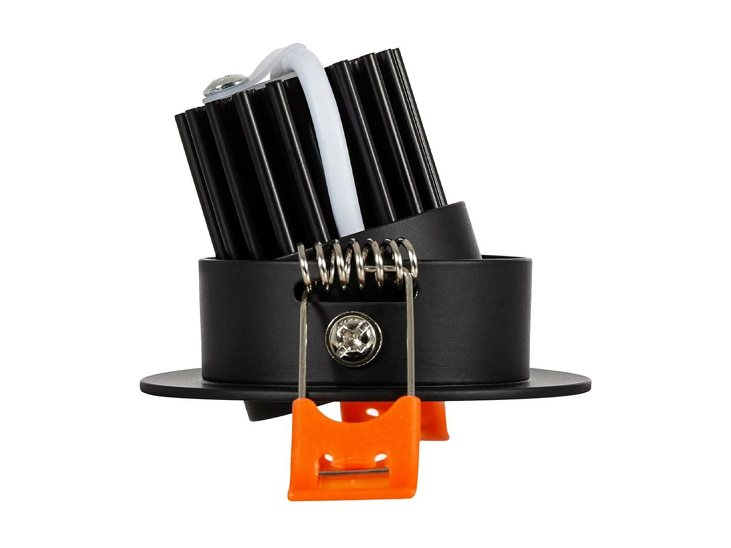 Spot Downlight LED 3W Rond COB CRI90 Coupe Ø 55 mm Noir No Flicker 4000K Blanc neutre