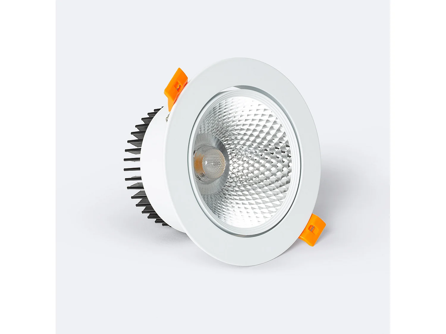 Spot Downlight LED 15W Rond COB CRI90 Coupe Ø 113 mm No Flicker 2700K Blanc chaud