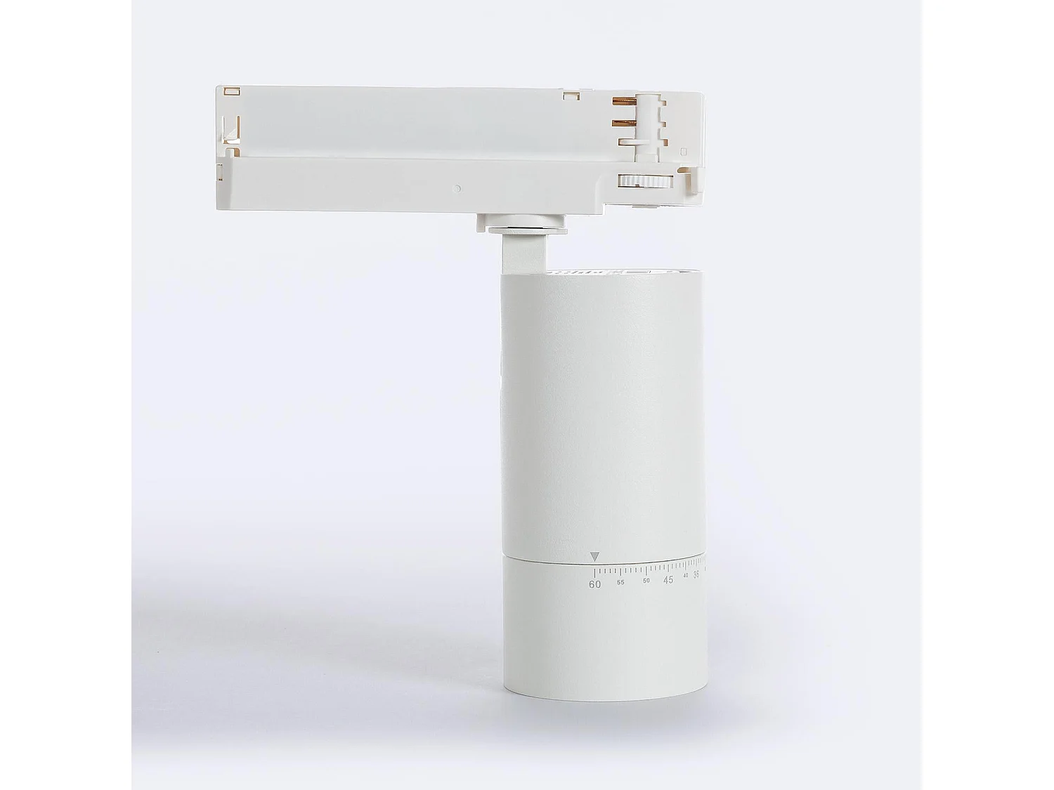 Spot LED sur Rail Triphasé 20W Wild CCT Sélectionnable Multi-Angle 24-60º Blanc