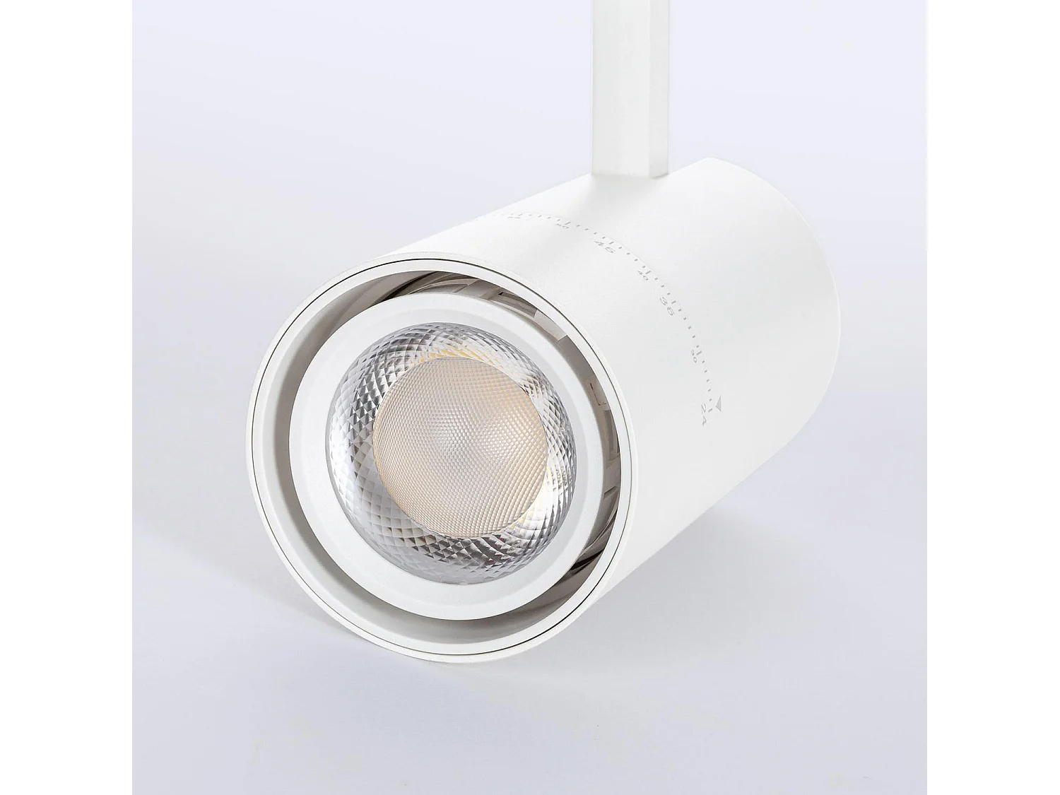 Spot LED sur Rail Triphasé 20W Wild CCT Sélectionnable Multi-Angle 24-60º Blanc