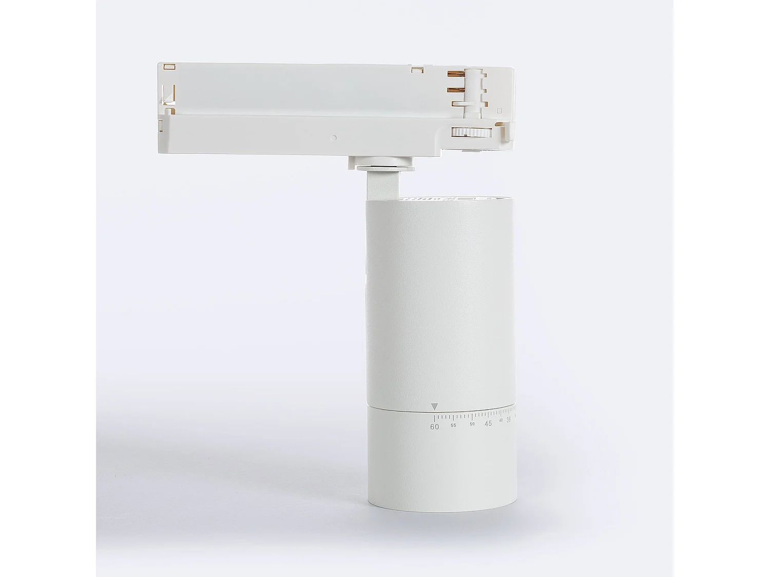 Spot LED sur Rail Triphasé 20W Wild CCT Sélectionnable Multi-Angle 24-60º Blanc