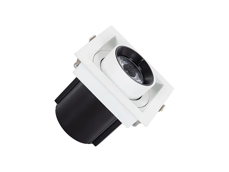 Spot Downlight LED 12W Carrée Amovible LIFUD Coupe 80x80 mm Blanc Neutre  4000K