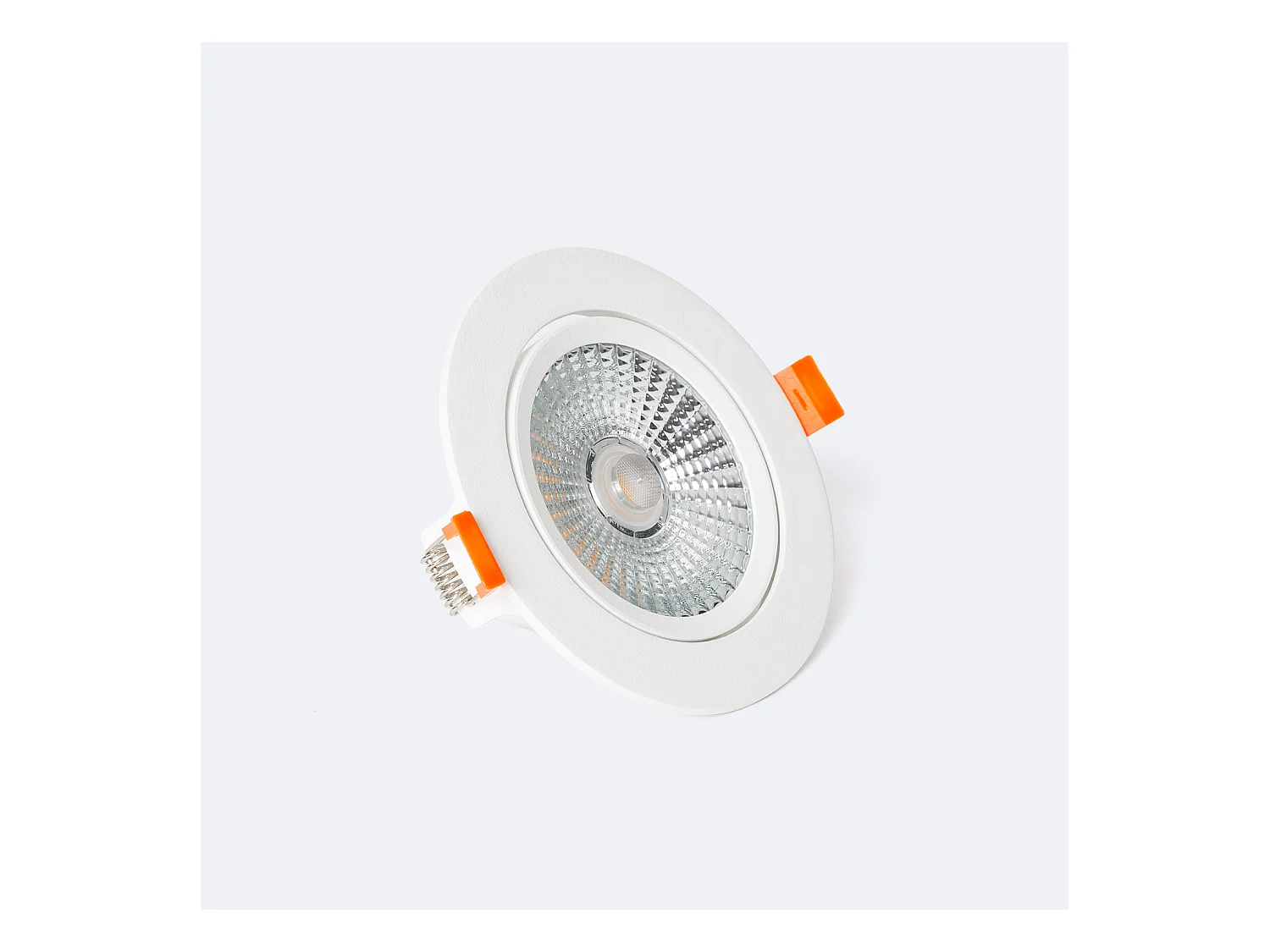 Spot LED Downlight Superslim COB LIFUD Rond Orientable 15W Blanc CRI90 Expert Color No Flicker Coupe Ø 100mm  No Flicker 2700K Blanc chaud