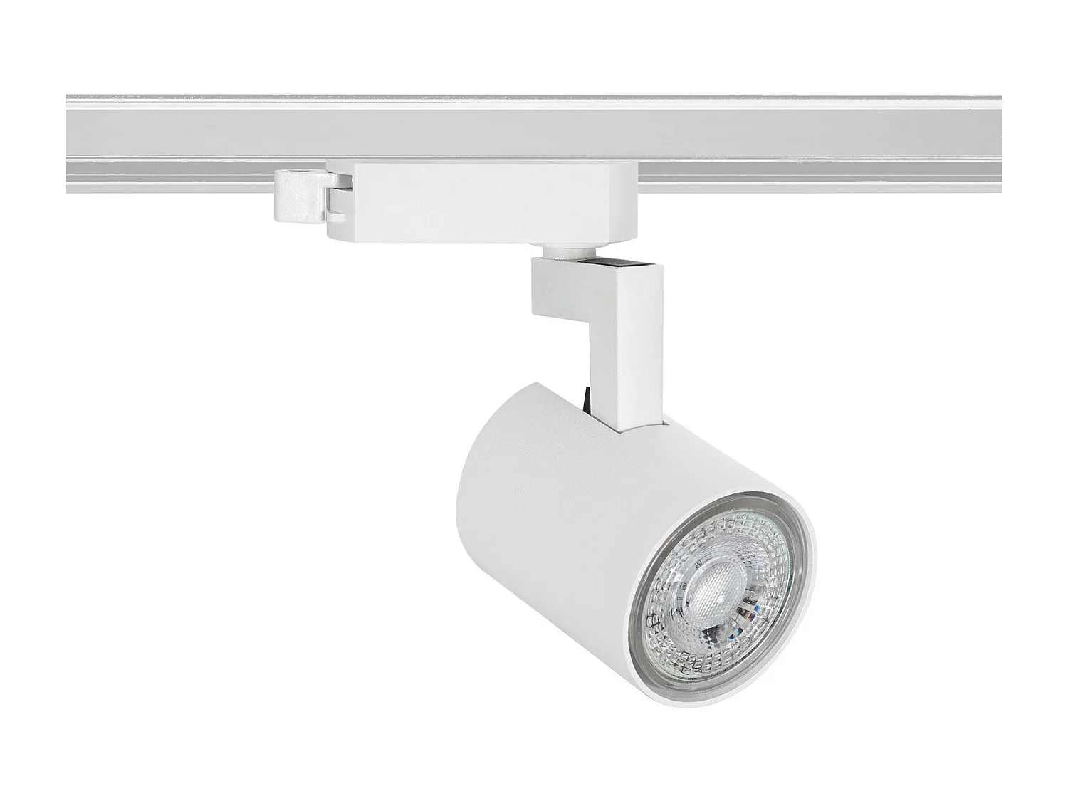 Spot à Douille sur Rail Monophasé Jiuk à Ampoule GU10  Blanc