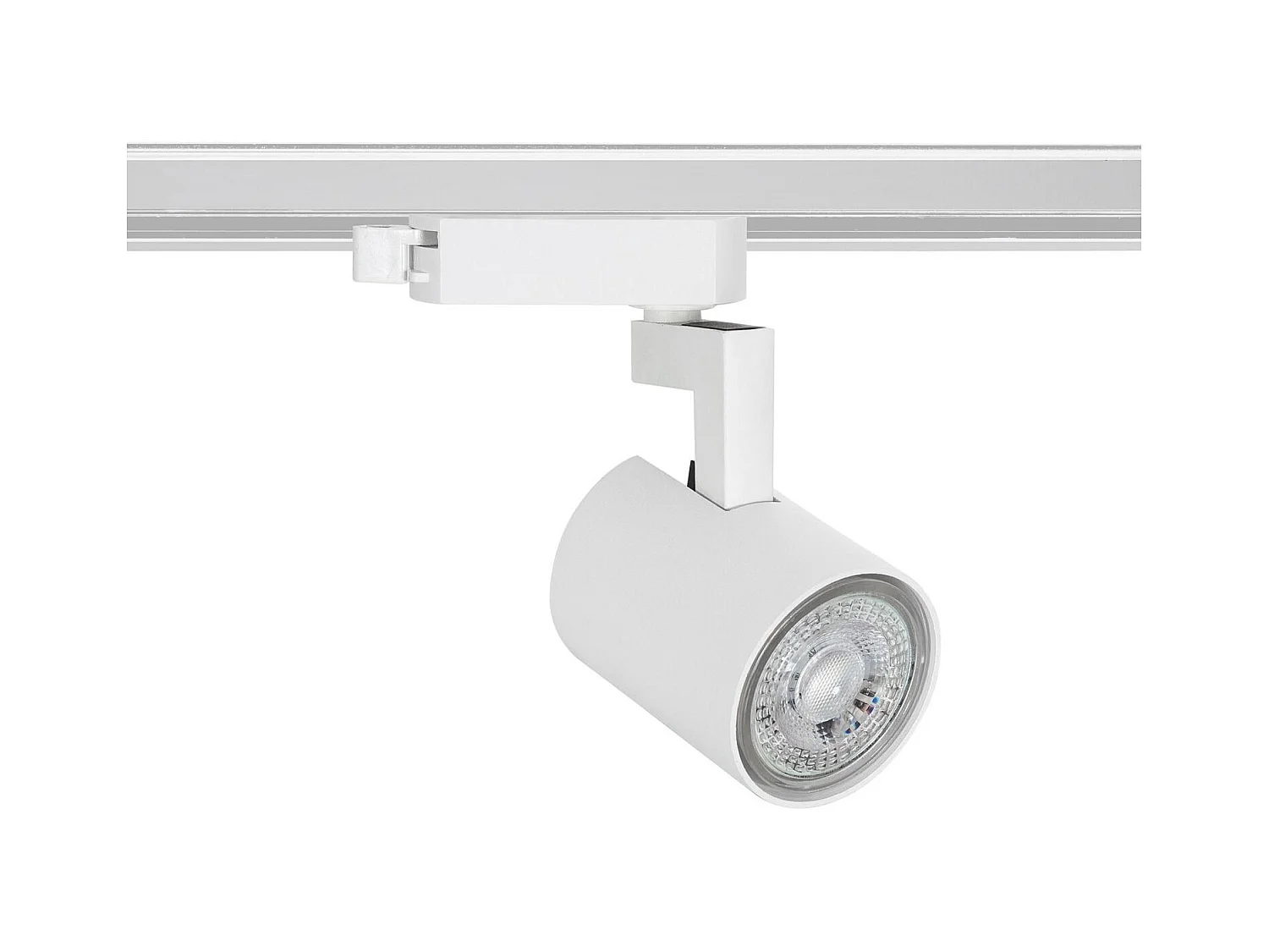 Spot à Douille sur Rail Monophasé Jiuk à Ampoule GU10  Blanc