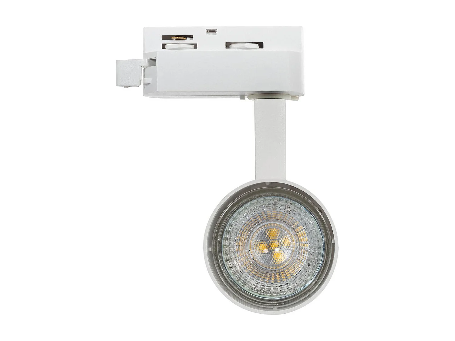 Spot à Douille sur Rail Monophasé Jiuk à Ampoule GU10  Blanc