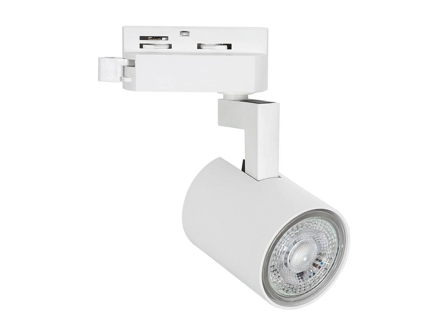 Spot à Douille sur Rail Monophasé Jiuk à Ampoule GU10  Blanc