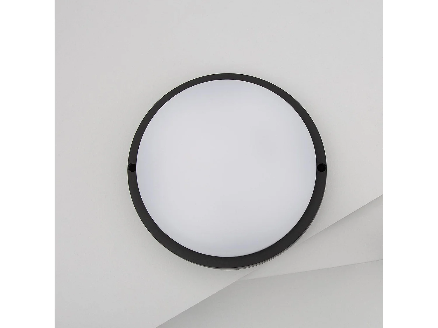 Plafón LED 25W Circular para Exterior Ø175 mm IP65 Hublot Black 4000K Blanco Neutro