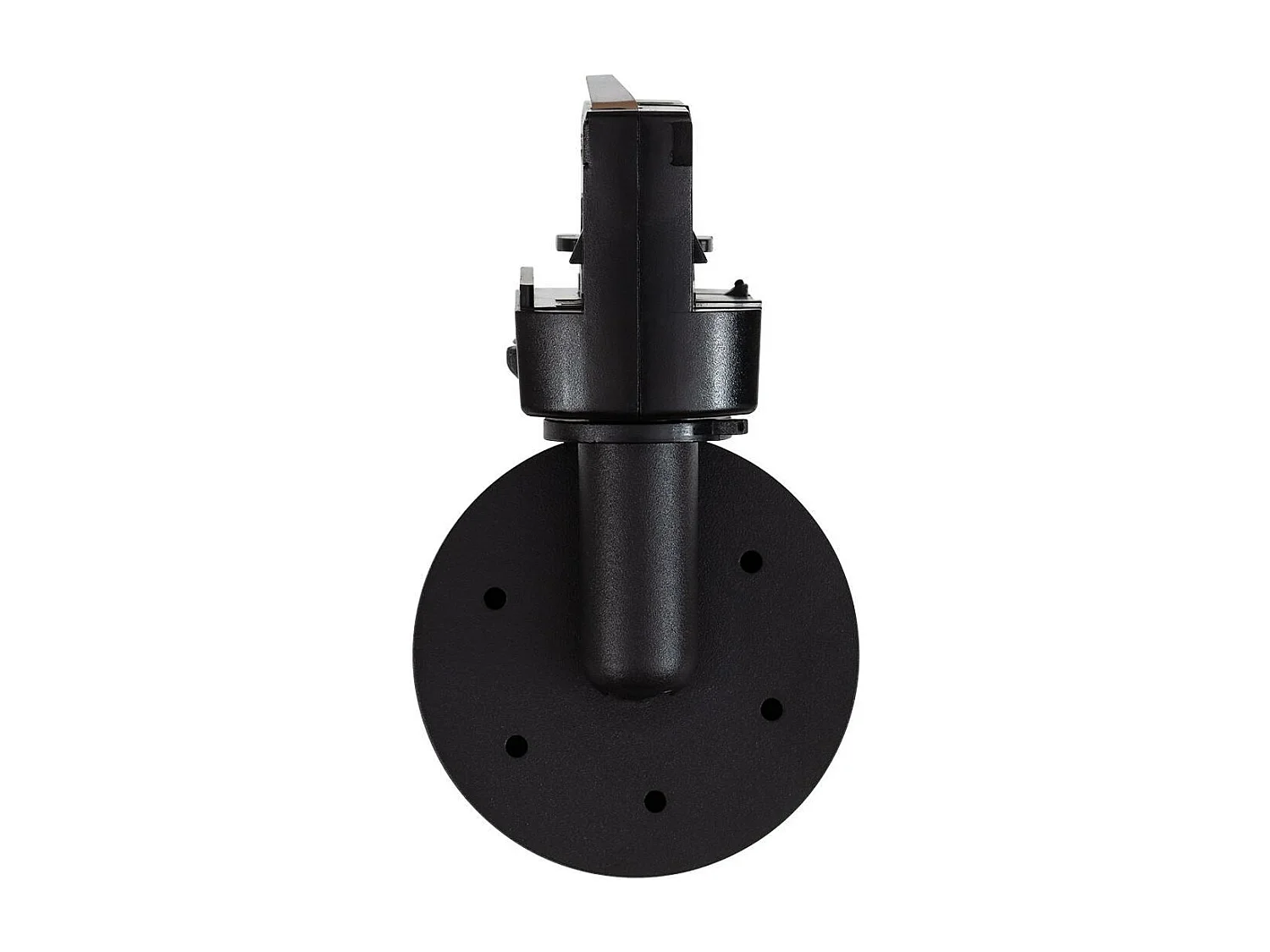 Spot à Douille sur Rail Triphasé Quartz pour Ampoule GU10 Noir
