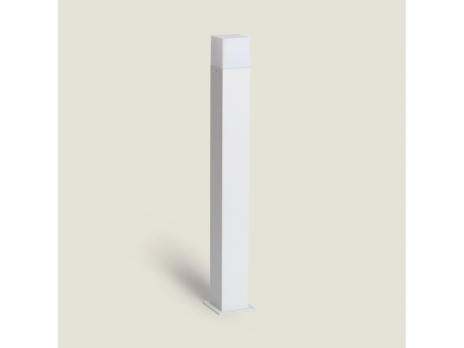 Baliza Exterior Superficie Pie 74cm Augusta Blanca Blanco