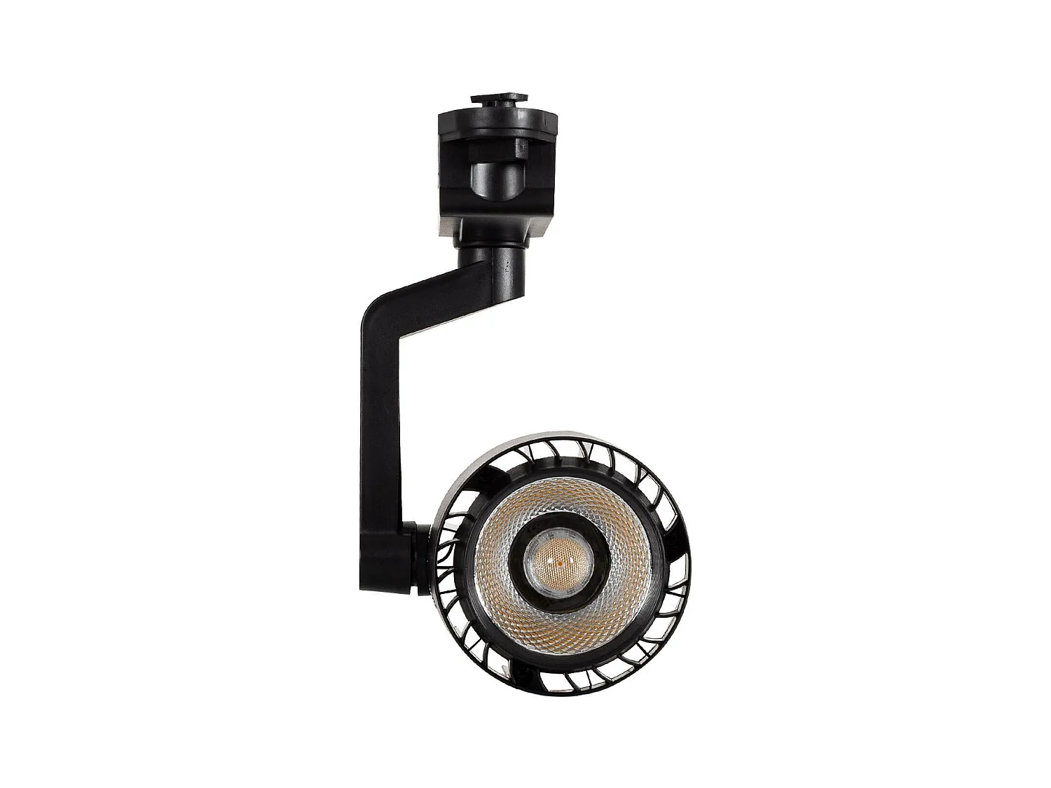 Spot LED sur Rail Monophasé 30W Dora Noir 5000K Blanc froid