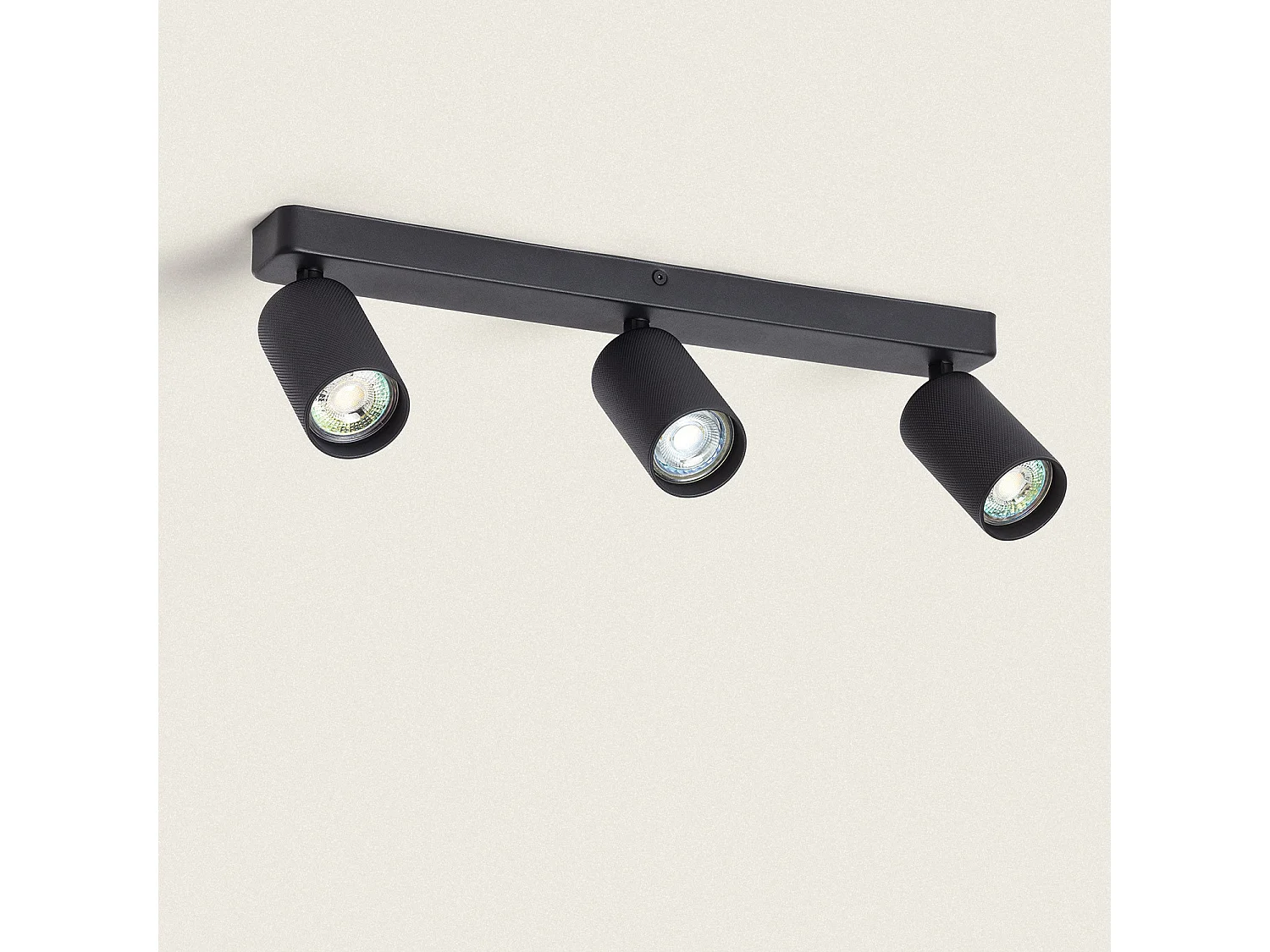 Applique Murale Aluminium Breixo 3 Spots  Noir