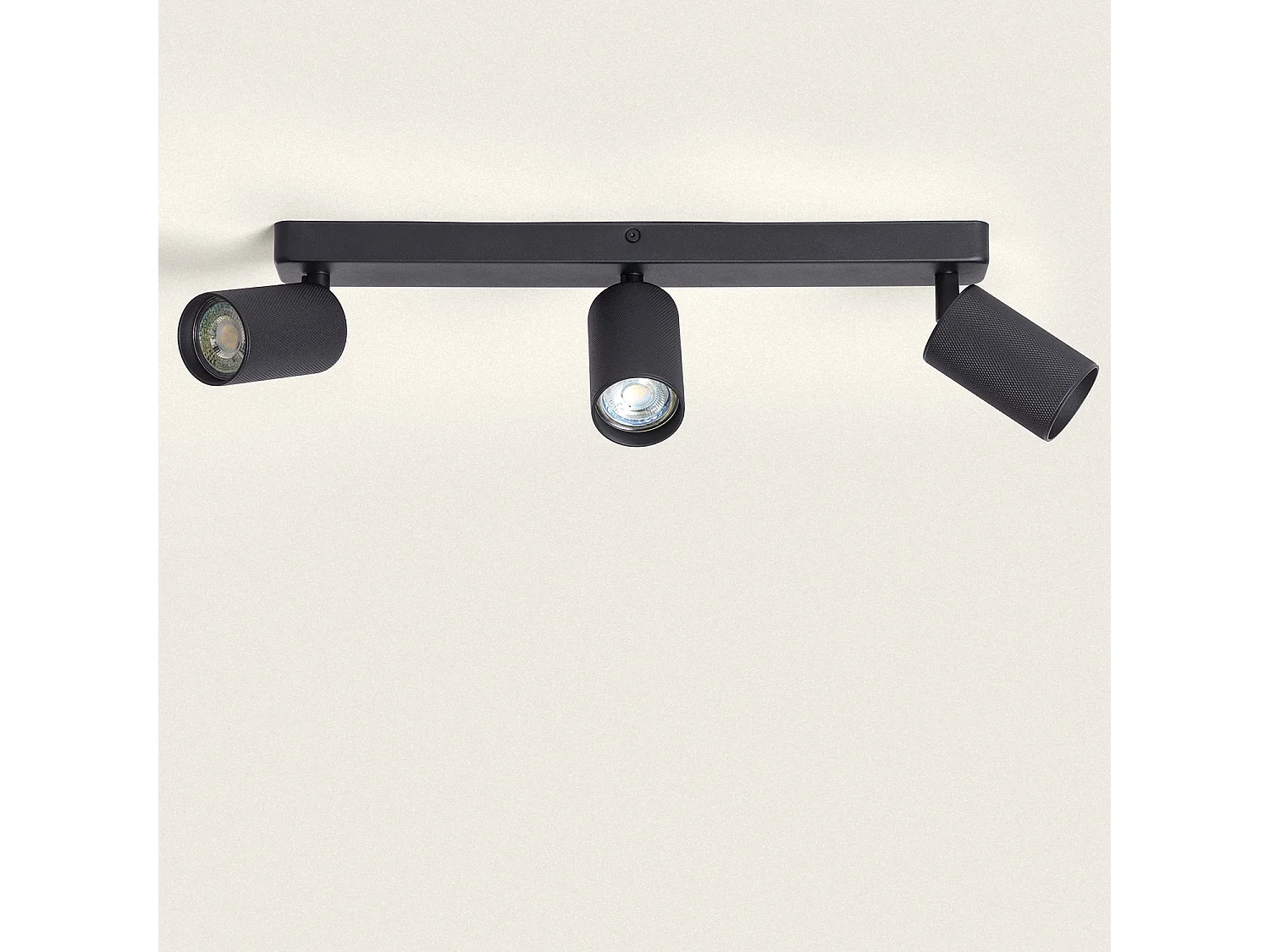 Applique Murale Aluminium Breixo 3 Spots  Noir