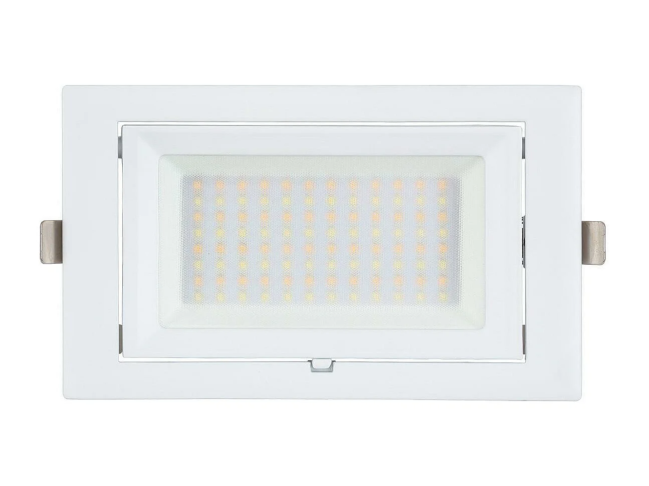 Spot Downlight LED 48W Rectangulaire Orientable  130 lm/W LIFUD Coupe 210x125 mm Blanc Froid  5000K
