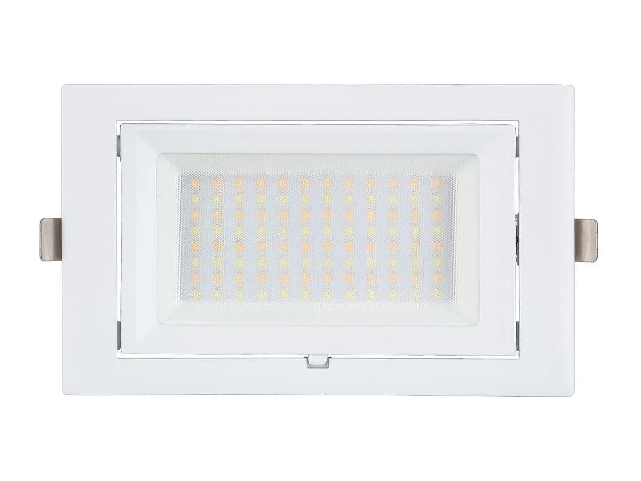 Spot Downlight LED 48W Rectangulaire Orientable  130 lm/W LIFUD Coupe 210x125 mm Blanc Froid  5000K