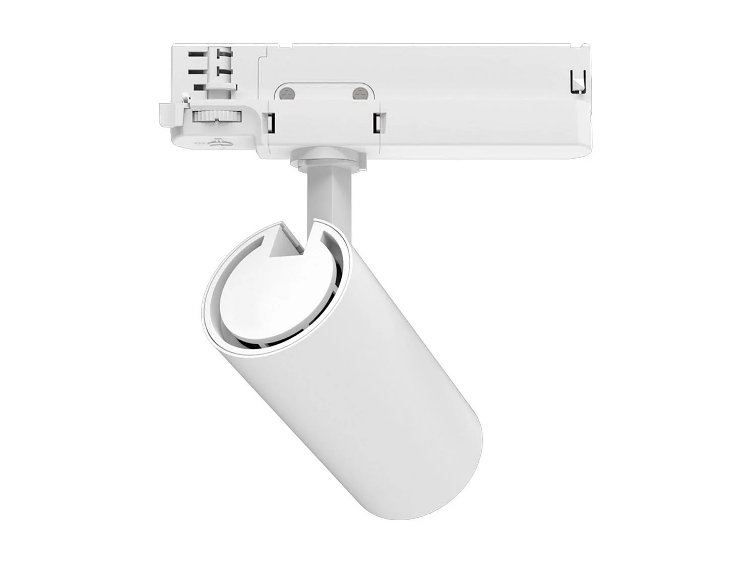 Spot LED sur Rail Triphasé 20W Fasano Dimmable CCT Blanc 3200K Blanc chaud