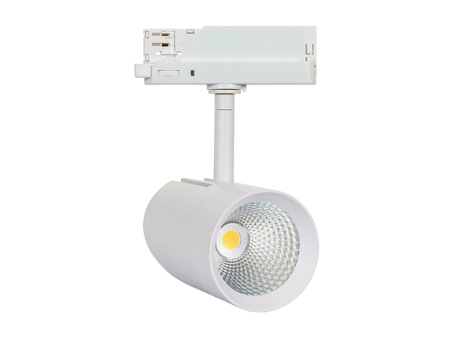 Spot LED sur Rail Triphasé 30W Fuji Blanc 4000K Blanc neutre