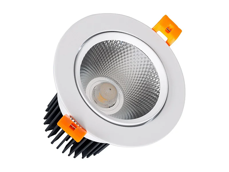 Foco Downlight LED 15W Circular COB CRI90 Corte Ø 90 mm No Flicker 4000K Blanco Neutro
