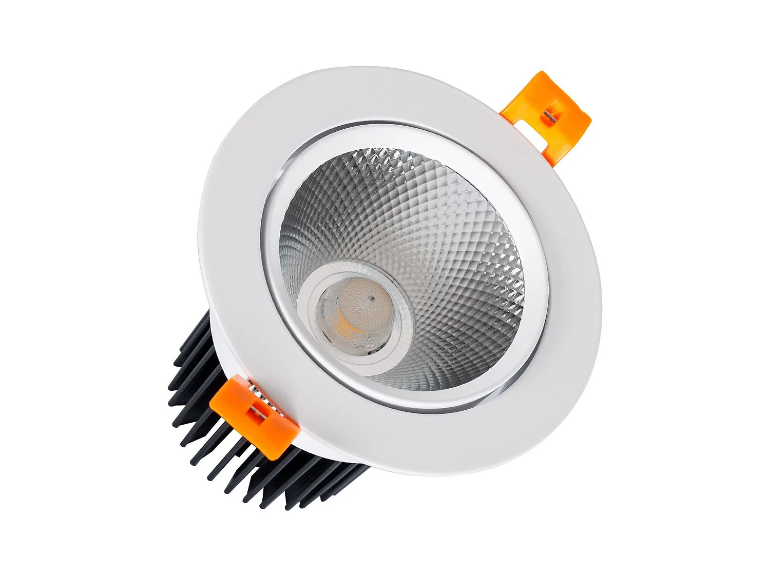 Spot Downlight LED 15W Rond COB CRI90 Coupe Ø 90 mm No Flicker 4000K Blanc neutre