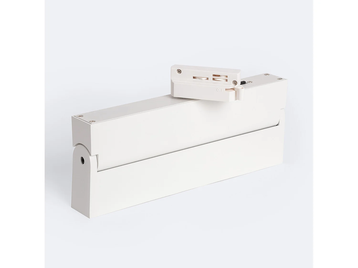 Spot Linéaire LED sur Rail Monophasé 24W CCT Sélectionnable Dimmable Elegant Blanc 3000K - 4000K - 5000K Sélectionnable