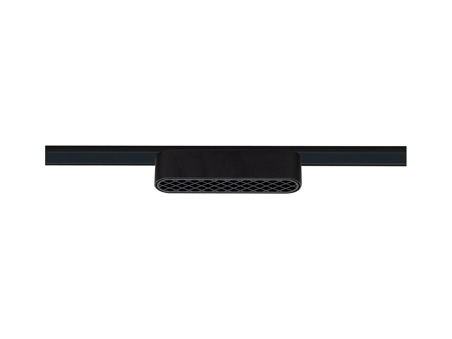 Spot Linéaire LED sur Rail Magnétique 25mm Extra-Plat 6W 48V Noir Grid 120mm 4000K Blanc neutre