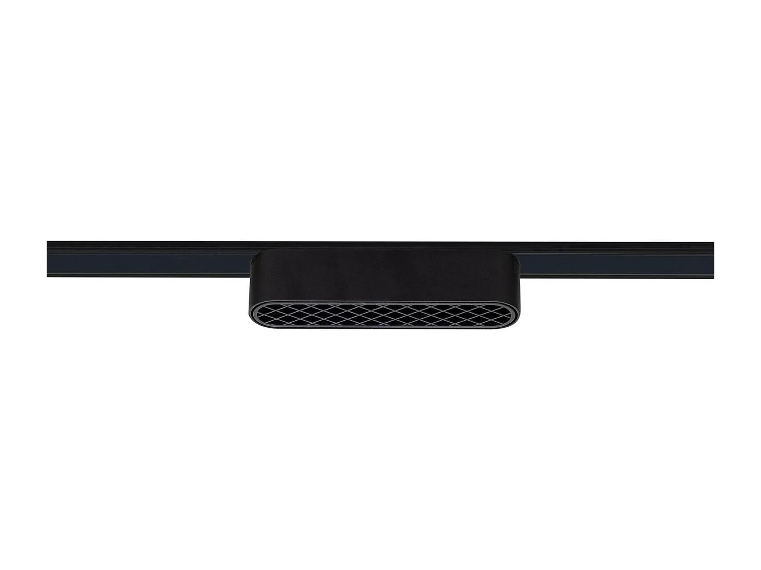 Spot Linéaire LED sur Rail Magnétique 25mm Extra-Plat 6W 48V Noir Grid 120mm 4000K Blanc neutre