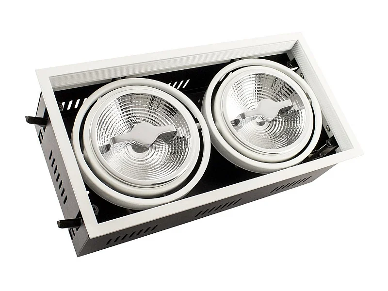 Spot Downlight LED 30W Dimmable Kardan AR111 Coupe 325x165 mm No Flicker 4000K Blanc neutre