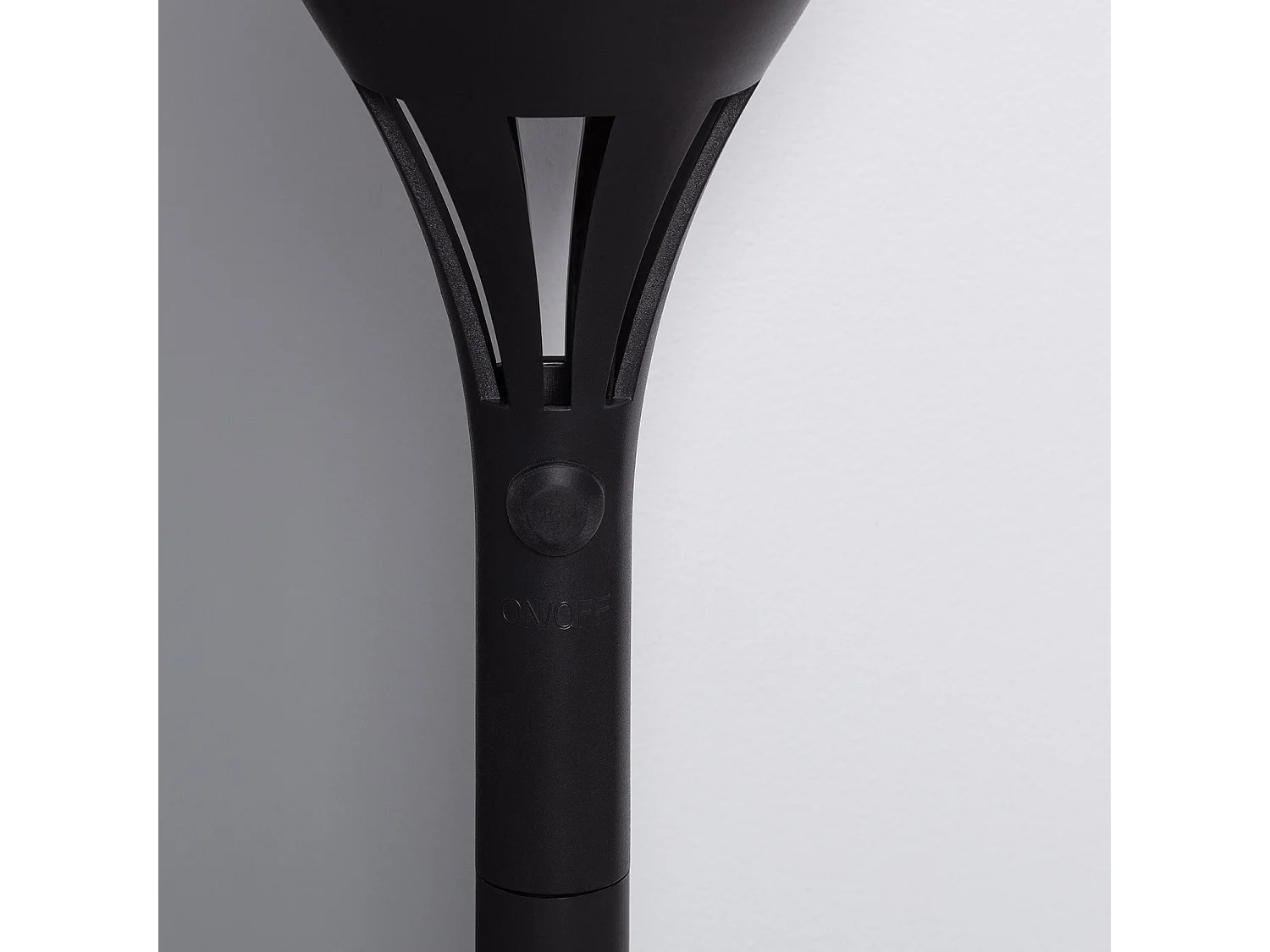 Torche LED Solaire Effet Flamme sur Piquet 1W 78cm  Noir